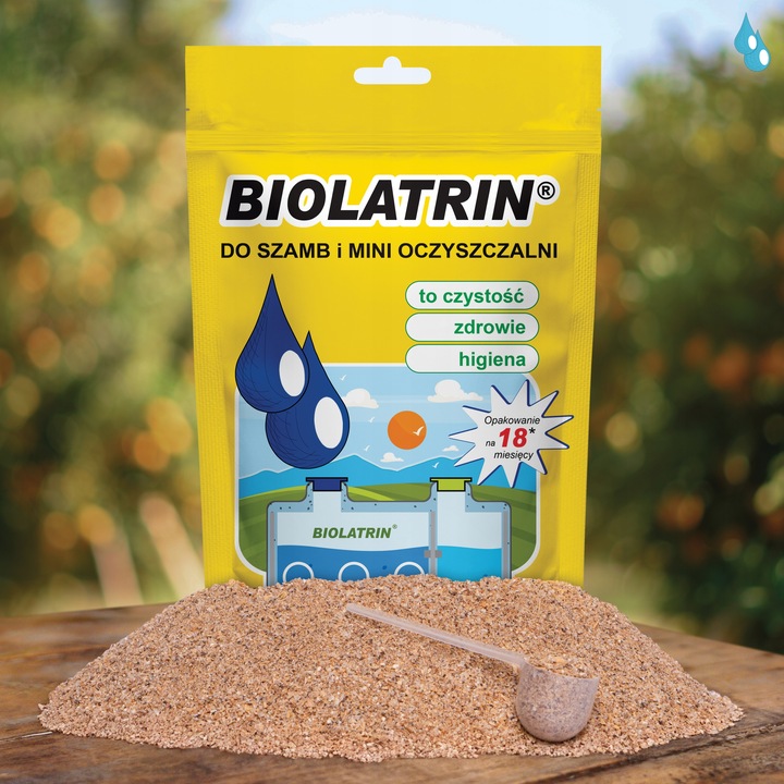 Bakterie do szamba, silny bioprodukt- raz na miesiąc! BIOLATRIN na 1,5