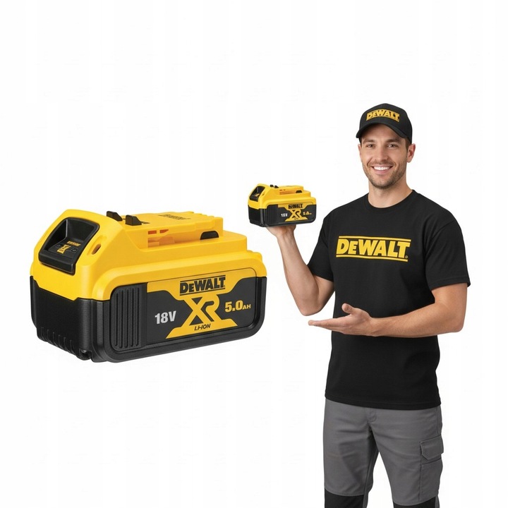 Nowy Oryginał Akumulator DEWALT 5ah 18V DCB184 ORYGINAŁ PL