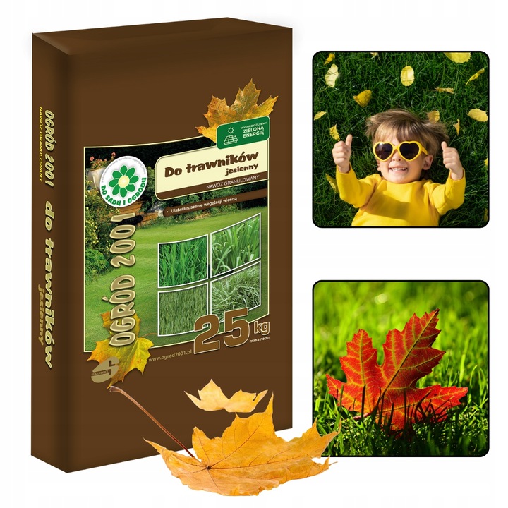 Siarkopol Jesienny Nawóz Do Trawników Trawy Zagęszczający 25KG Potas