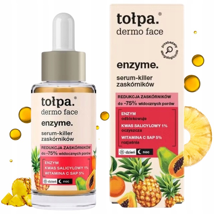 Serum do Twarzy Killer Zaskórników Dermo Face Enzyme 30ml Wydajne