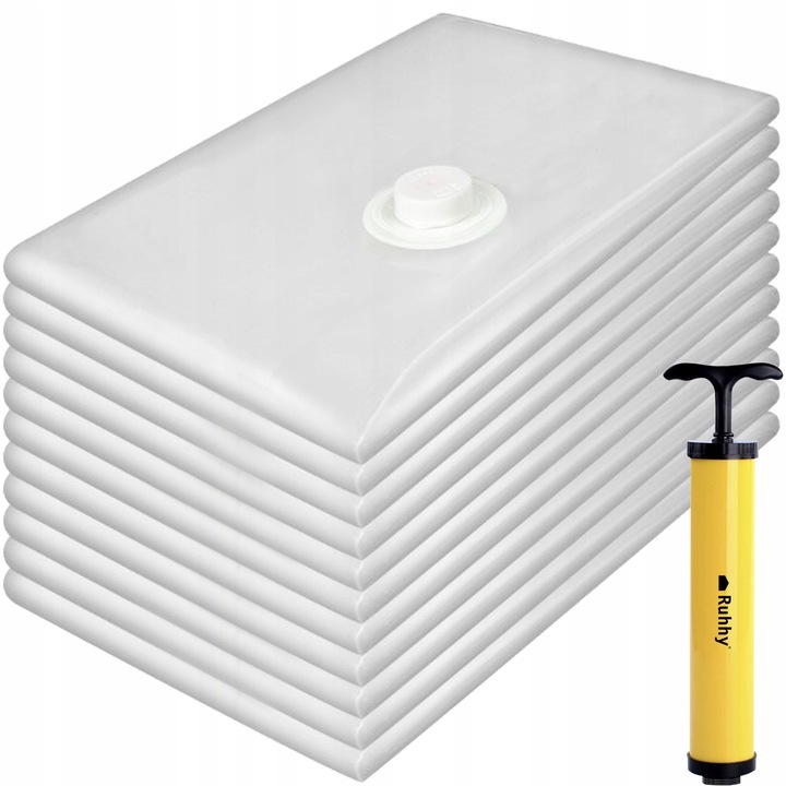 Worki Próżniowe na Ubrania Zestaw 10szt Worek Próżniowy Pompka Duże