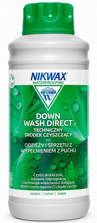 Nikwax DOWN PROOF+WASH do kurtek puchowych śpiwora