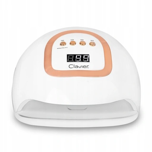 MOCNA LAMPA DO PAZNOKCI UV LED 220W MANICURE PEDICURE BIAŁE DNO