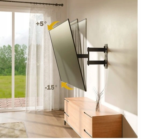 DUŻY MOCNY UCHWYT TELEWIZORA WIESZAK obrotowy DO UNIWERSALNY