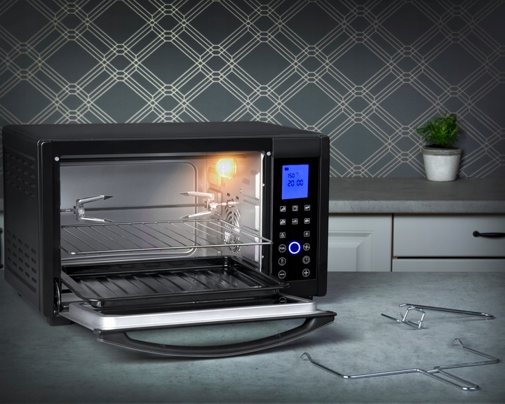 Piekarnik First Austria 45L LED Dotykowy 2000W z Rożnem i Grillem