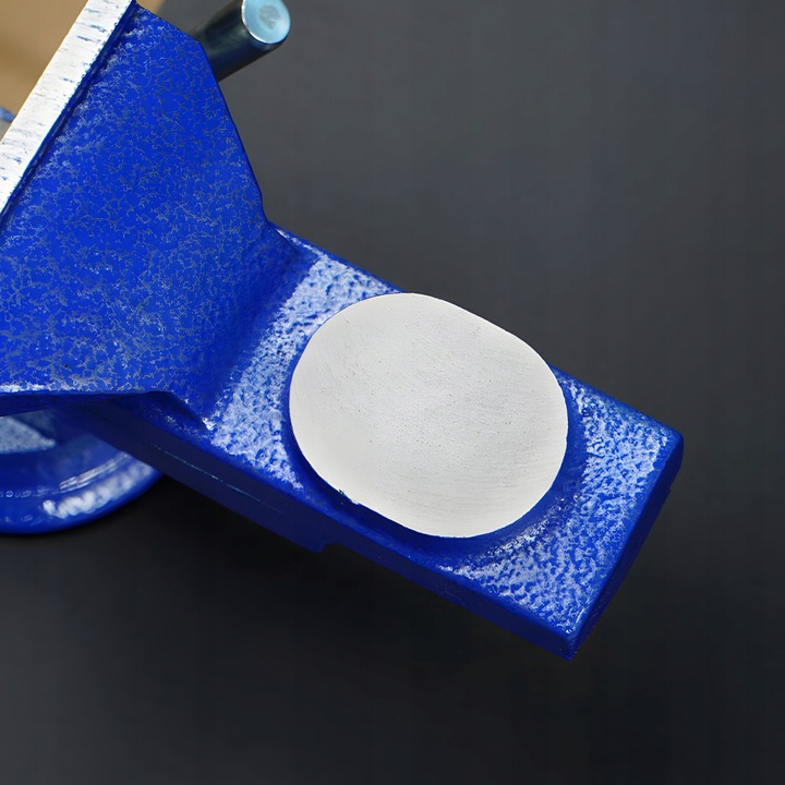 IMADŁO OBROTOWE 360 ŚLUSARSKIE ŻELIWNE SOLIDNE STOŁOWE MAŁE Z KOWADŁEM