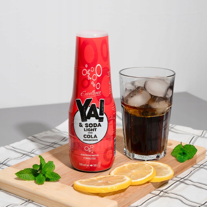 3X SYROP KONCENTRAT DO SATURATORA WODY YA SODA LIGHT COLA LIMONKA BEZ