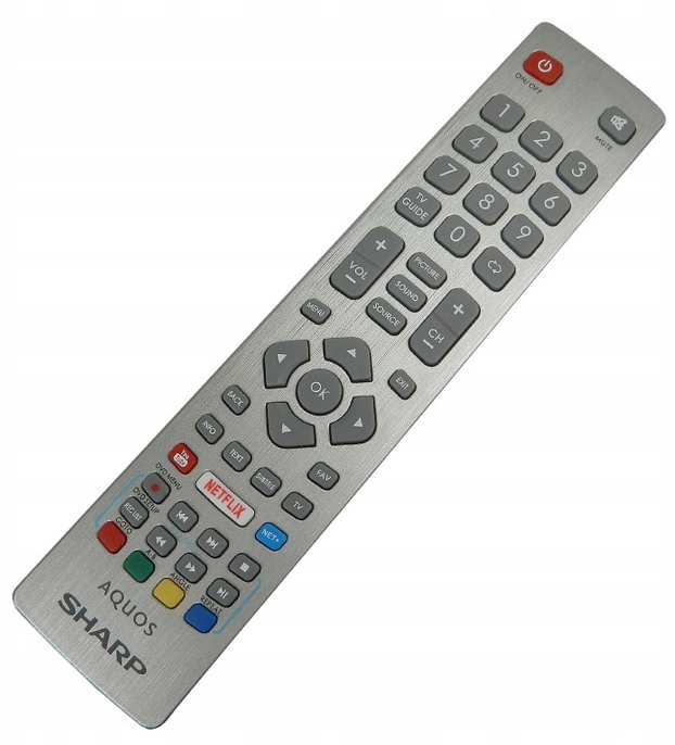 Pilot do telewizora SHARP Aquos oryginalny podczerwień uniwersalny