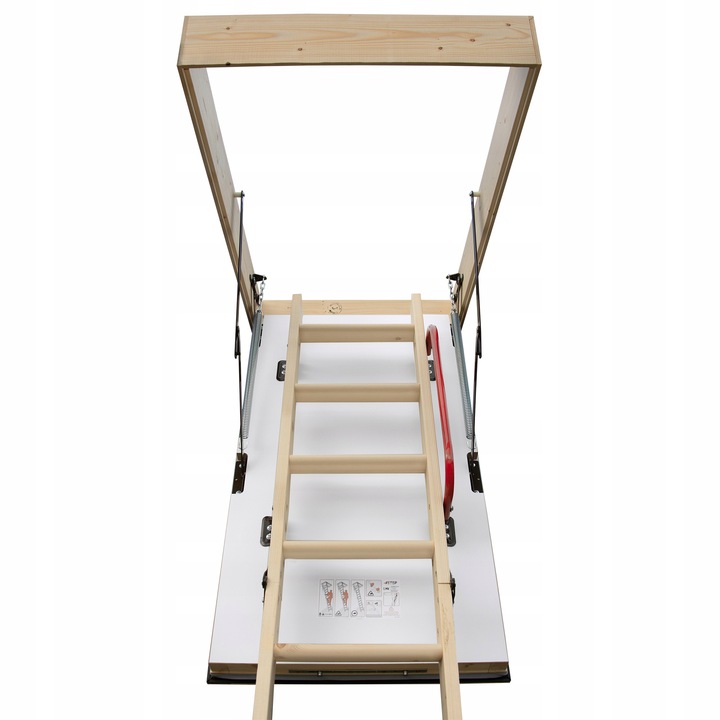 Schody Strychowe NORDIC 0,44 W/m2K 120x80 Dodatkowa Uszczelka Wkręty