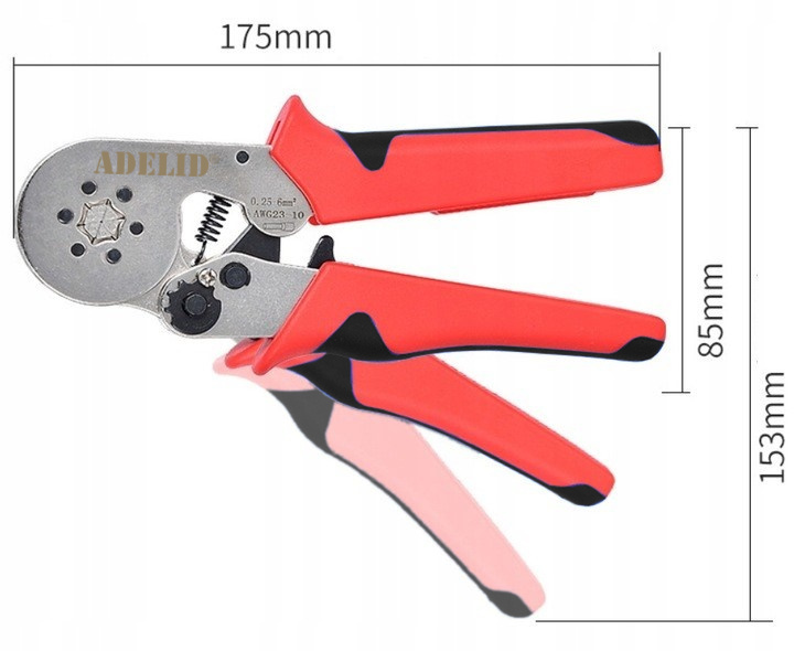 ZACISKARKA PRASKA TULEJEK DO KABLI SZEŚCIOKĄTNA