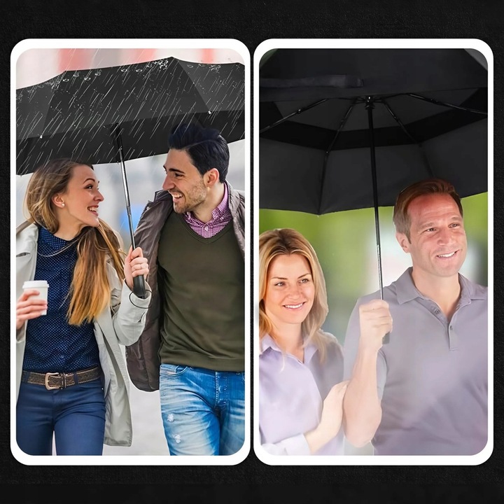 DUŻY PARASOL XXL SKŁADANY AUTOMAT PARASOLKA WODOODPORNA