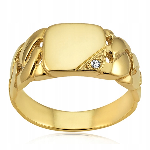 SYGNET ZŁOTY Z BRYLANTEM SUPER CENA 333 8K R21