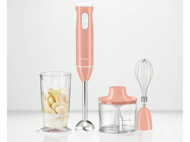 Blender ręczny SilverCrest SSMS 600 E3 RÓŻOWY