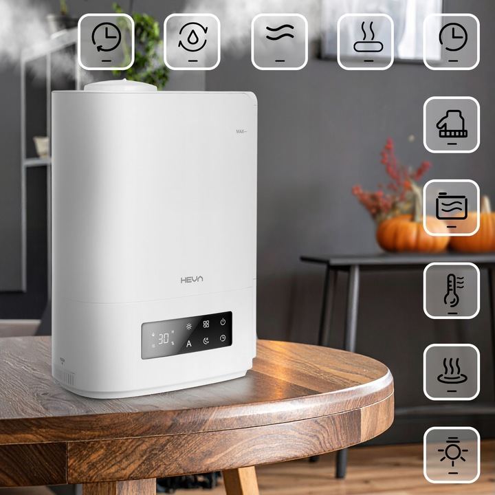 Nawilżacz powietrza ultradźwiękowy dyfuzor zapachowy MILO duży aż 5l