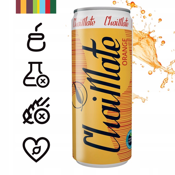 ChaiTea ChaiMate Orange 24 puszki 330ml napój yerba mate pomarańcza