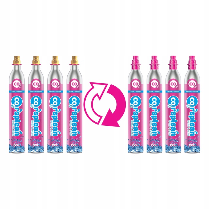 Wymiana butli Soda Stream Quick Connect nabój CO2 x 4szt