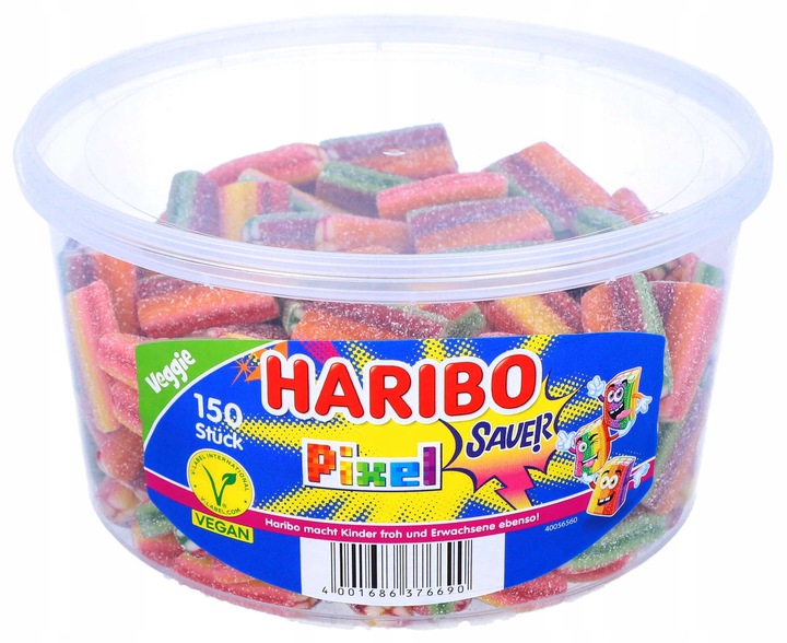 Żelki Haribo Rainbow Pixel 1,2 kg