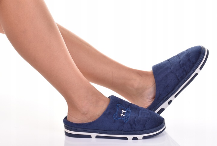 KAPCIE DAMSKIE OCIEPLANE FUTERKO KLASYCZNE CIEPŁE PANTOFLE NA ZIMĘ