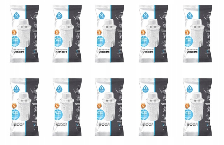 10 SZTUK WKŁAD FILTRUJĄCY DAFI CLASSIC