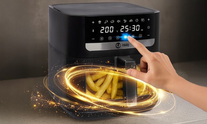 FRYTKOWNICA BEZTŁUSZCZOWA ISAJ AR2 AIRFRYER 8L XL 1800W