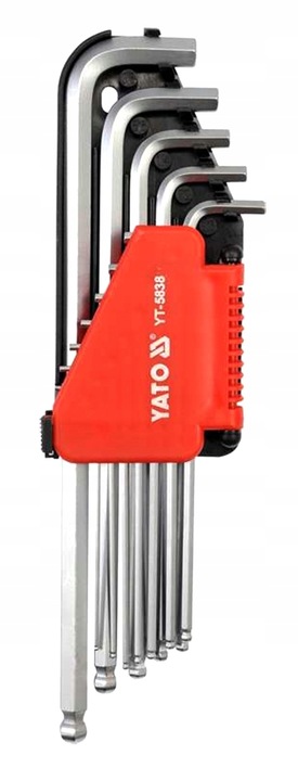 10x KLUCZE IMBUSOWE HEX IMBUSY ZESTAW 2-10 mm Rowerowe Sześciokątne