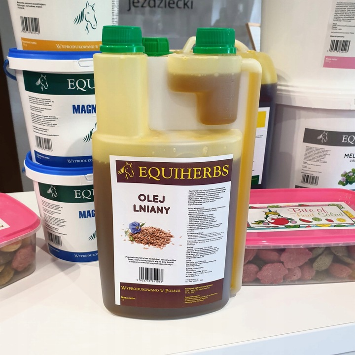 EQUIHERBS, Olej lniany 1 l