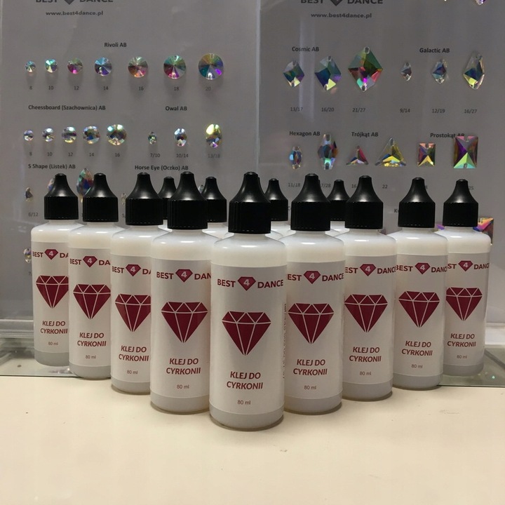 Klej do Cyrkonii Tkanin Best4Dance 80 ml Mocny !