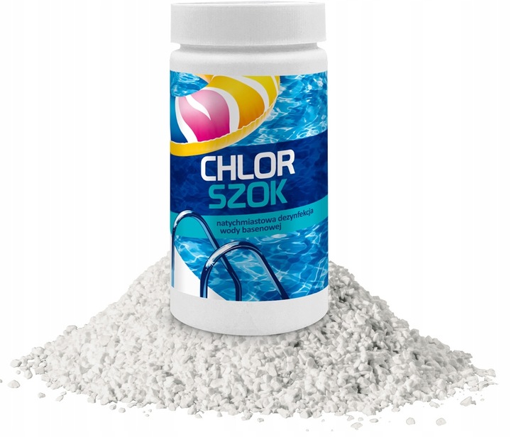 CHLOR SZOK DO BASENU GRANULAT CHEMIA BASENOWA 1kg GAMIX