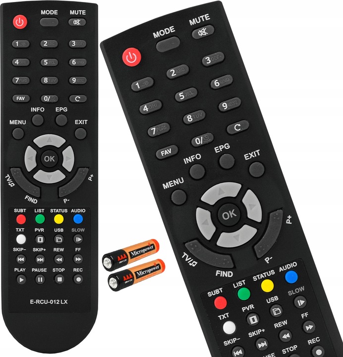 PILOT DO DEKODERA TUNERA OPTICUM GLOBO UNIWERSALNY BATERIE GRATIS