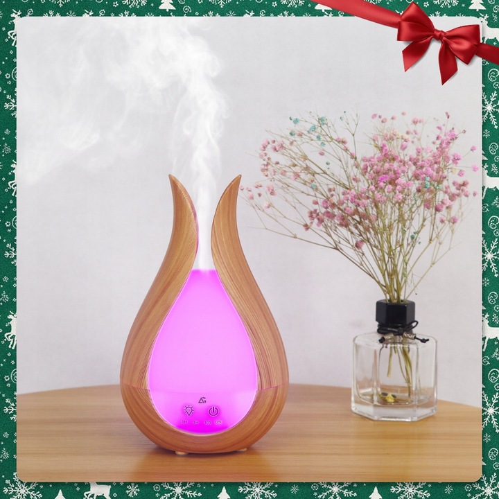 NAWILŻACZ POWIETRZA DYFUZOR ZAPACHOWY AROMATERAPIA LAMPKA NOCNA DLA