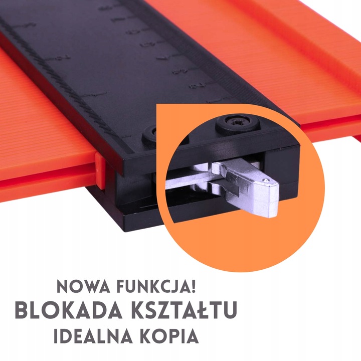 WZORNIK Konturów - Remontowy SZABLON Wykrojnik XL Znacznik do