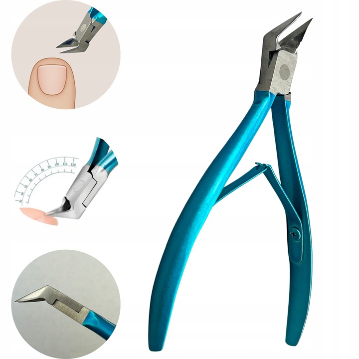 Cęgi Do Wrastających Paznokci Podologiczne Profesjonalne Obcinacz Prosty