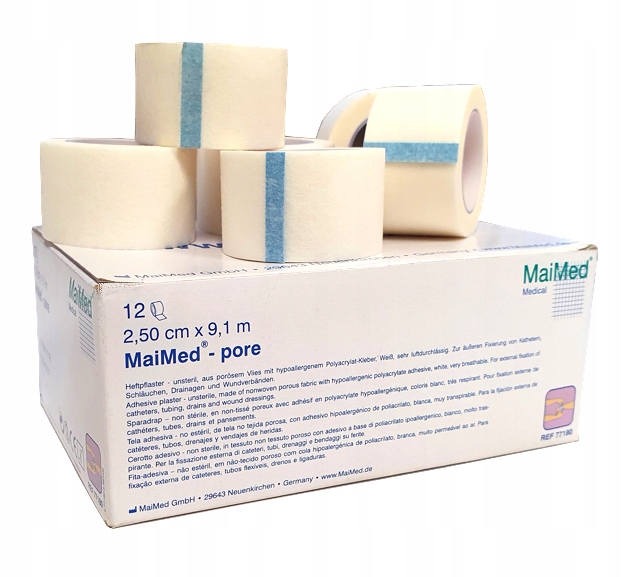 PRZYLEPIEC WŁÓKNINOWY HYPOALERGICZNY 2,5cmx9,1m