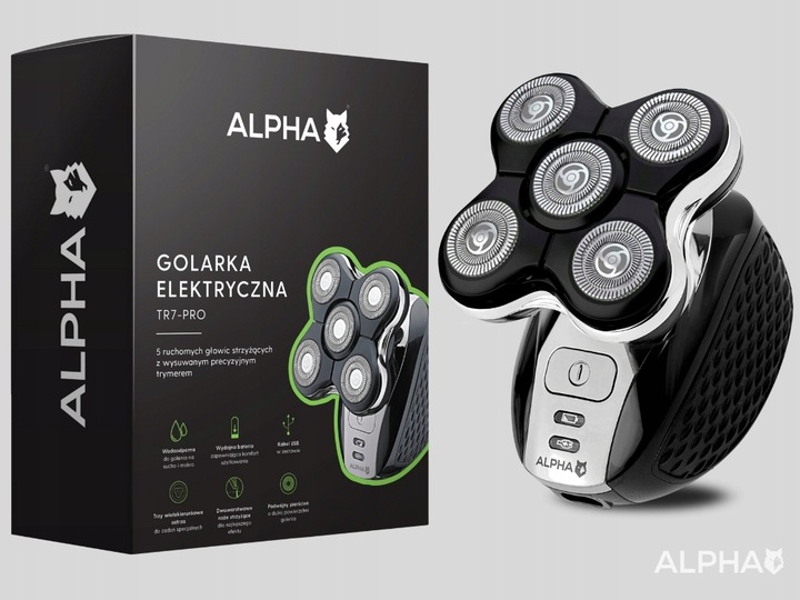 Golarka Męska + Maszynka Do Golenia i Włosów + Trymer Do Nosa Brody i Głowy