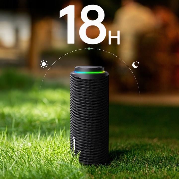 PRZENOŚNY GŁOŚNIK BLUETOOTH 5.3 BEZPRZEWODOWY 40W TRONSMART T8 Czarny