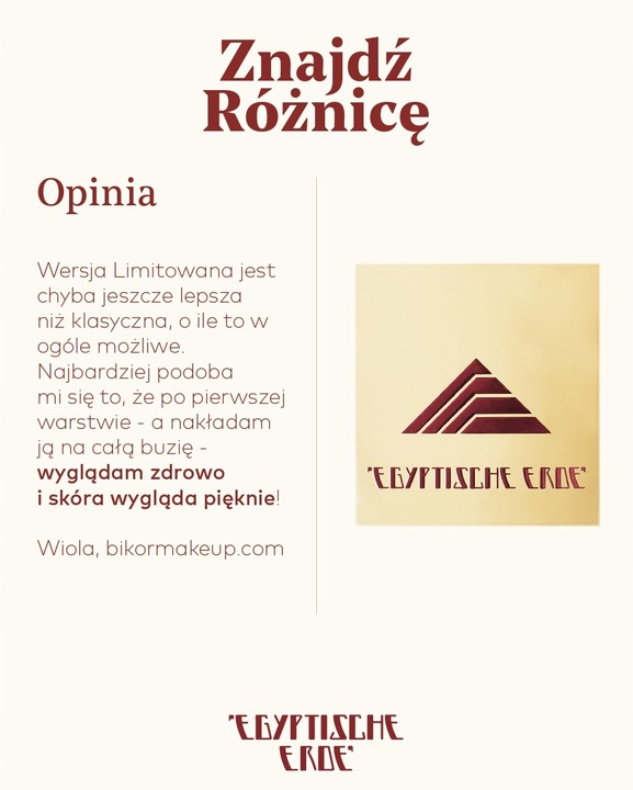 Bikor Egyptische Erde Ziemia Egipska Kultowy Bronzer