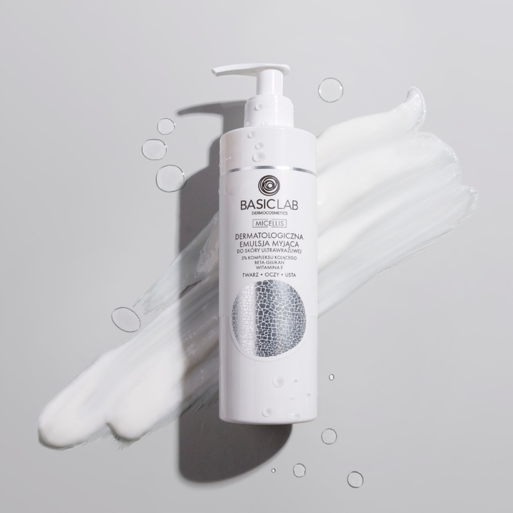 BasicLab dermatologiczna emulsja myjąca do skóry ultrawrażliwej 300 ml