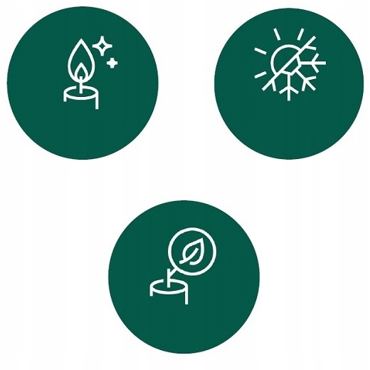 Wkłady do zniczy olejowe Bolsius RC6 białe całoroczne - 110 godzin