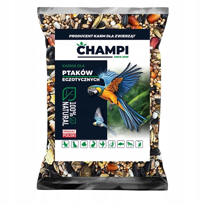 20kg Karma dla papug średnich papugi nimfa rozella pokarm STANDARD