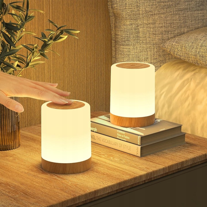LAMPKA NOCNA LED, DOTYKOWA, ŚCIEMNIANA, LAMPA STOŁOWA LED, LAMPKA