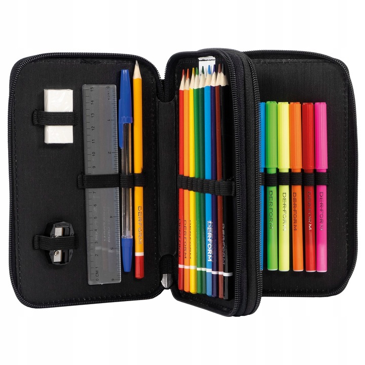 PIÓRNIK DWUKOMOROWY Z WYPOSAŻENIEM CHŁOPIĘCY ROBOT GREEN MONSTER BACKUP