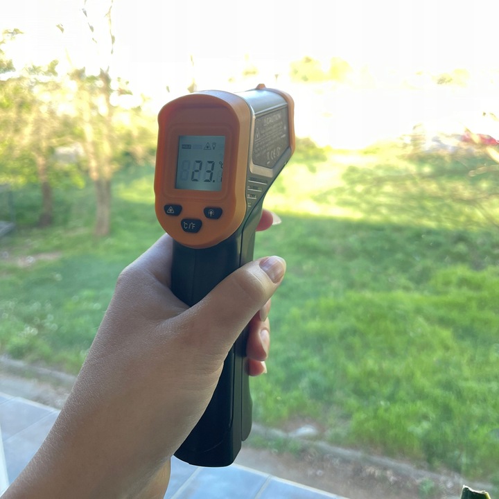 Pirometr Termometr Bezdotykowy -50 +500 Miernik Temperatury na Podczerwień