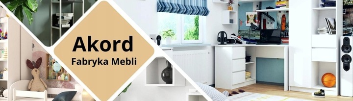 Biała komoda do pokoju nastolatka 80 cm pojemna 3 szuflady 1 drzwi 2