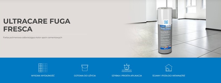 Fuga Fresca Mapei Renowator fug cementowych 160g 100 biały