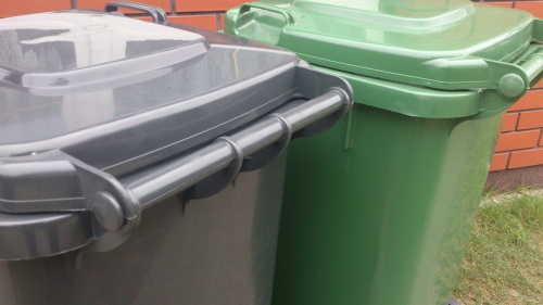 POJEMNIK KOSZ ŚMIETNIK 120L NA ŚMIECI ODPADY-MOCNY