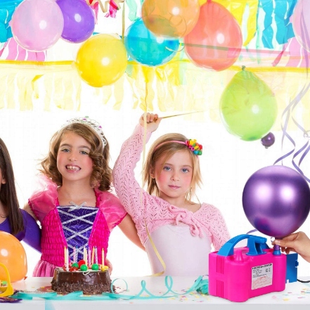 POMPKA ELEKTRYCZNA MOCNA DO BALONÓW 6xGRATIS MOCNA TAŚMA KROPKI