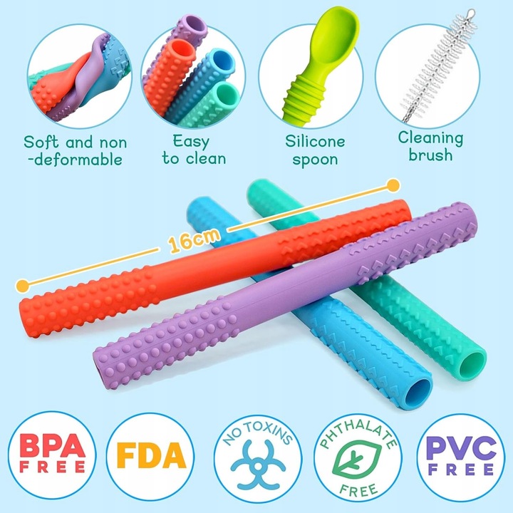 Gryzak do ząbkowania dla niemowląt Gryzaki dla dziecka sensoryczne zabawki