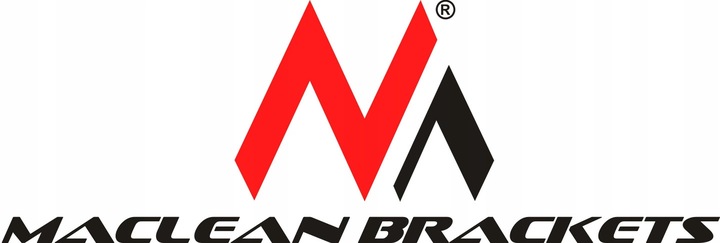 Komplet 2 uchwytów ściennych Maclean, do 70kg/1 uchwyt, MC-436