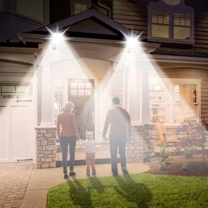 LAMPA SOLARNA LED Z CZUJNIKIEM RUCHU ZMIERZCHU COB