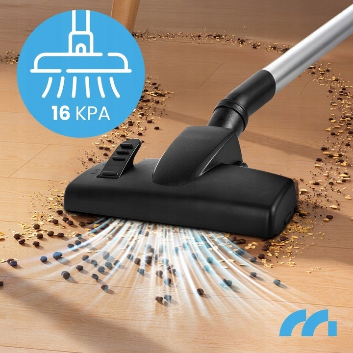 MOCNY LEKKI MAŁY ODKURZACZ RĘCZNY PIONOWY CYKLONOWY BEZWORKOWY NA